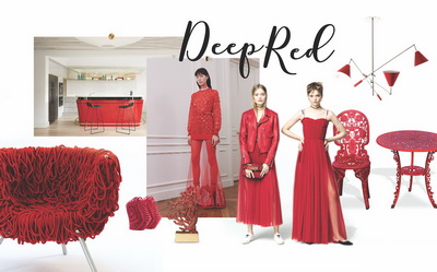 trend moodboards red moodboard for 2018 decor trends 1 112018